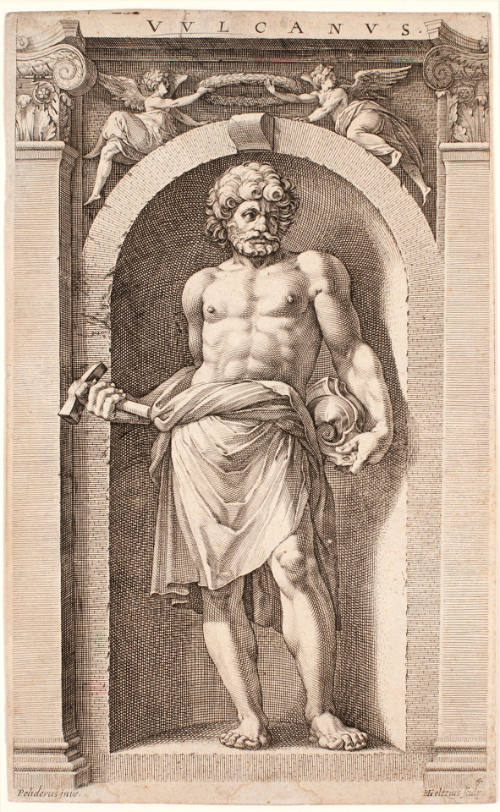 Vulcan, plate 4, from Gods of Olympus