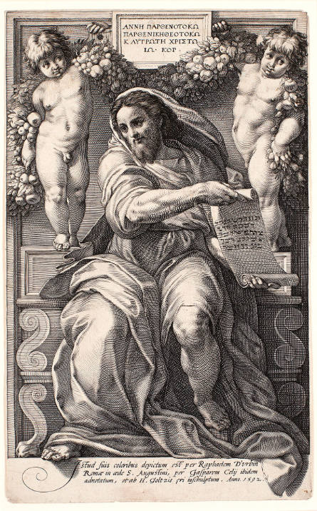 Isaiah, after Raphael