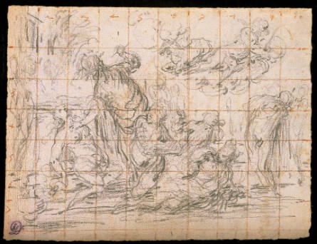 Sacrifice of Iphigenia (recto); Study for the Figure of Iphigenia (verso)