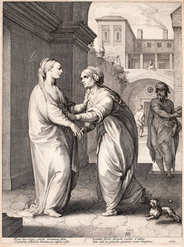 The Visitation, from Meisterstiche