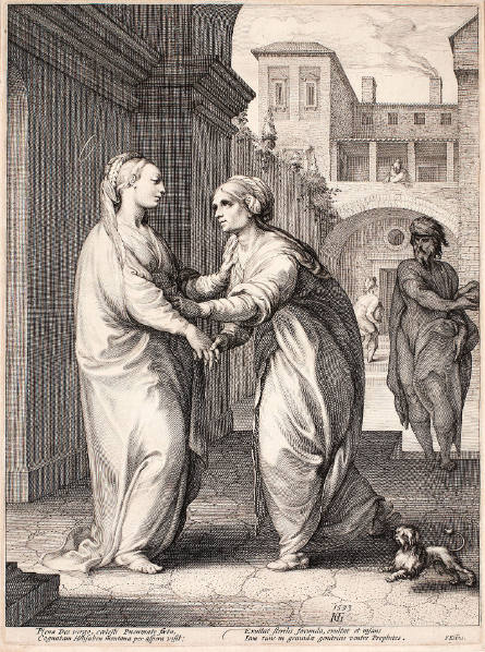 The Visitation, from Meisterstiche