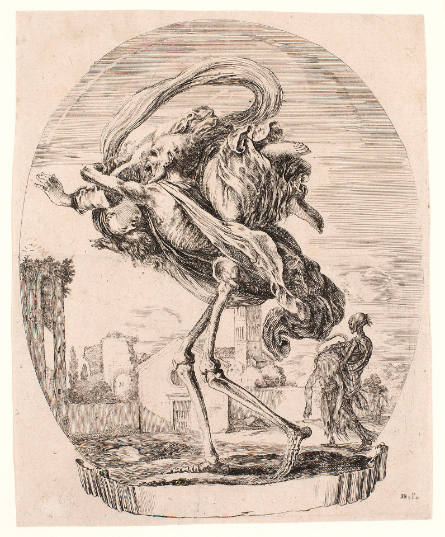 Death Carrying Off a Young Woman, from Les cinq Morts [The Five Deaths]