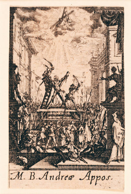 Martyre de S. André [Martyrdom of St. Andrew], from Les Petits Apôtres [The Little Apostles]