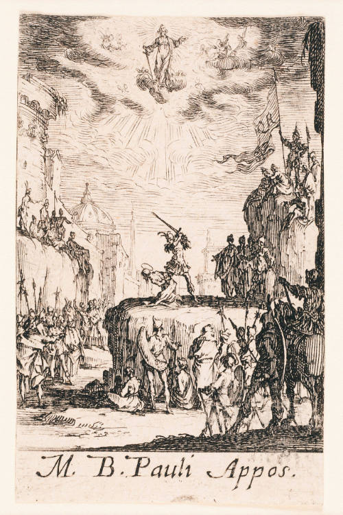 Martyre de S. Paul [Martyrdom of St. Paul], from Les Petits Apôtres [The Little Apostles]