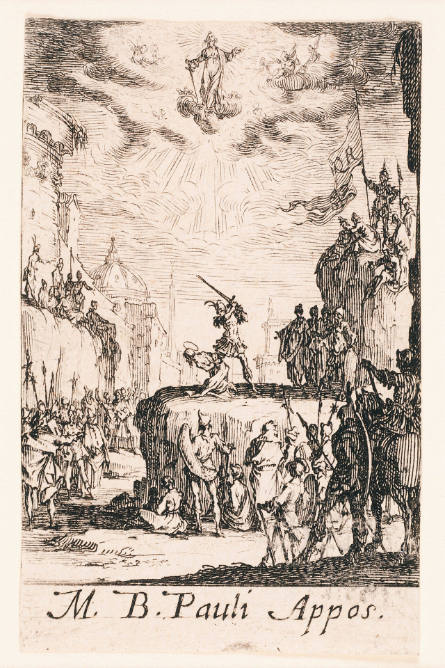 Martyre de S. Paul [Martyrdom of St. Paul], from Les Petits Apôtres [The Little Apostles]