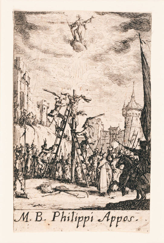 Martyre de S. Philippe [Martyrdom of St. Philip], from Les Petits Apôtres [The Little Apostles]