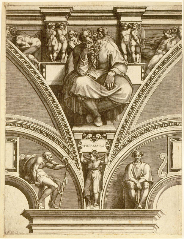 The Prophet Jeremiah, after Michelangelo