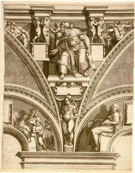 The Prophet Ezekiel, after Michelangelo