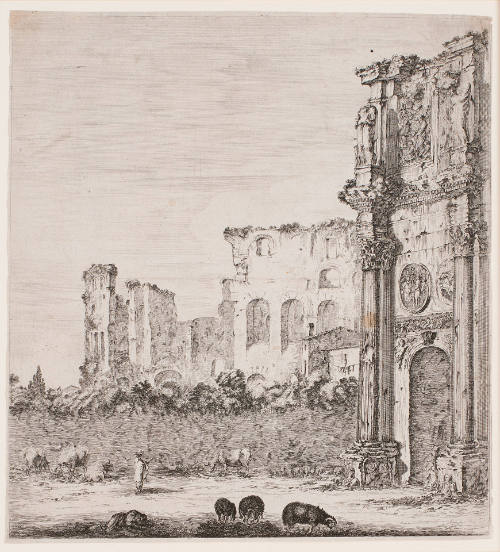 The Arch of Constantine, from Six Large Views of Rome and the Roman Campagna