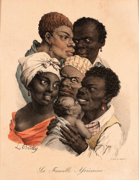 La Famille africaine, No. 31 from Les Grimaces