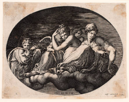Venus, Two Other Goddesses, and Two Putti, after Francesco Primaticcio