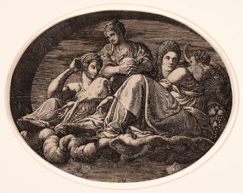 Juno and Other Goddesses, after Francesco Primaticcio