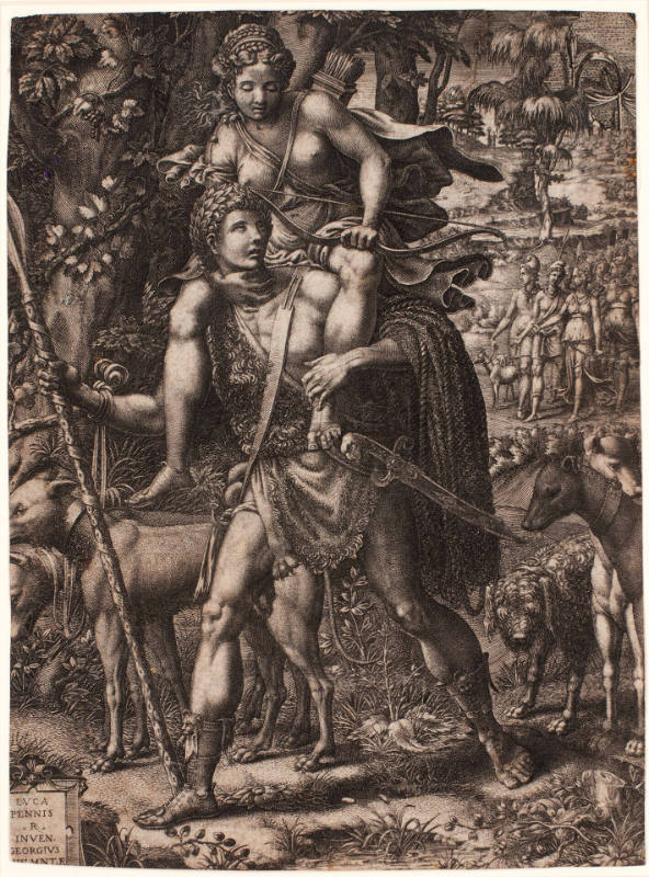 Allegory of the Hunt, after Luca Penni