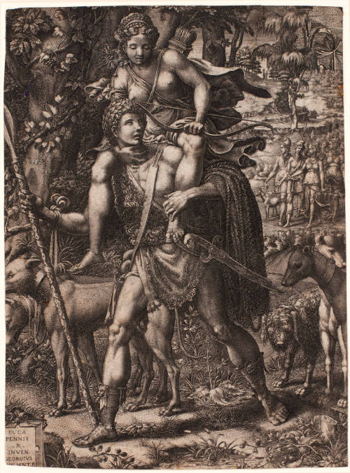 Allegory of the Hunt, after Luca Penni