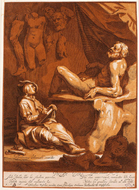 Title page from The Drawing-Book of Abraham Bloemaert, after Abraham Bloemaert