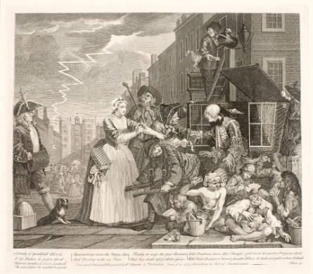 The Arrest, plate IV from A Rake's Progress