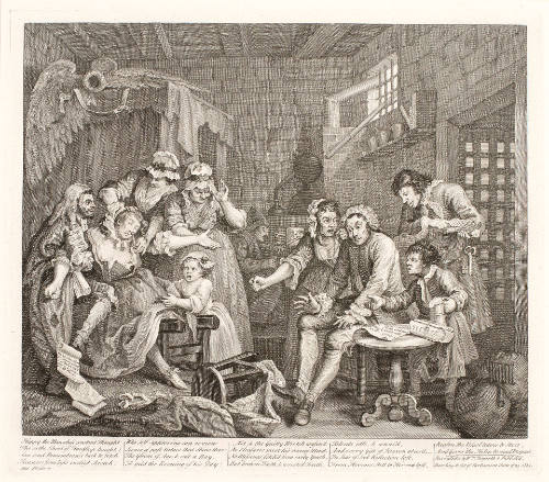 The Prison, plate VII from A Rake's Progress