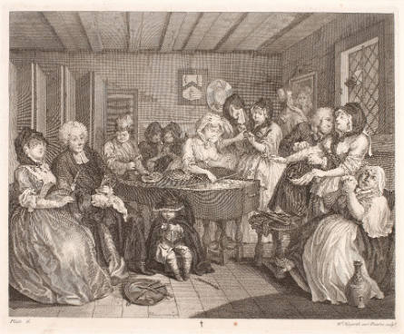 Plate VI, from A Harlot's Progress