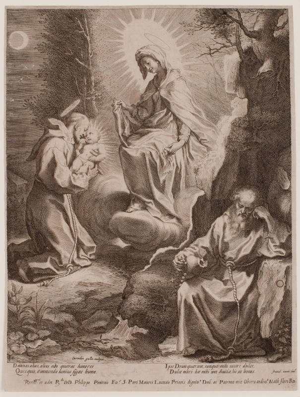 Virgin and Child with Saint Francis and Saint Anthony, after Francesco Vanni