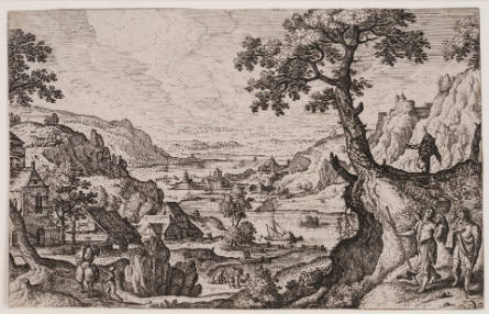 Tobias and the Angel, plate 8 from Landscapes with Scenes from the Bible and Ovid