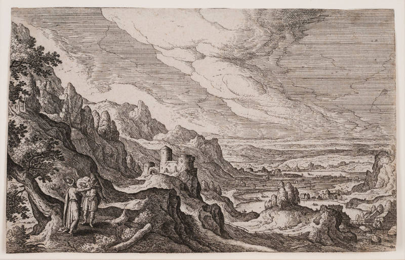 Plate 25, from Landscapes with Scenes from the Bible and Ovid