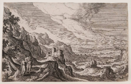 Plate 25, from Landscapes with Scenes from the Bible and Ovid