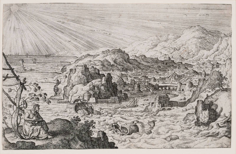 The Story of Jonah, plate 30, from Landscapes with Scenes from the Bible and Ovid