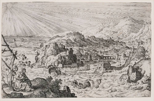 The Story of Jonah, plate 30, from Landscapes with Scenes from the Bible and Ovid