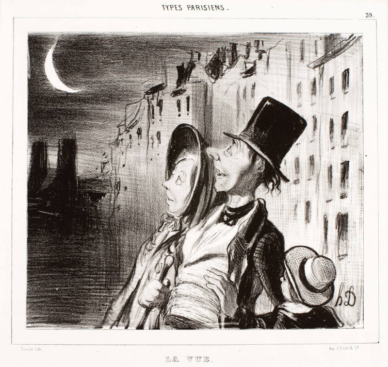 La Vue [Sight], plate 39 from Types Parisiens, in Le Charivari, 14 September 1842