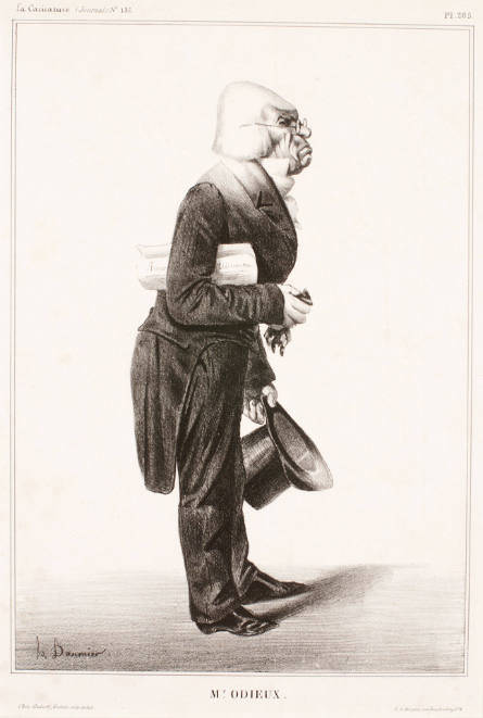 Antoine Odier, plate 285 from Célébritiés de la Caricature, in La Caricature, 20 June 1833