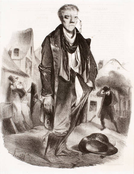 L'Ivrogne [The Drunkard], in Le Charivari, 3 March 1834