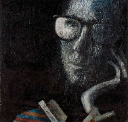 The Artist (portrait of James Michener)
