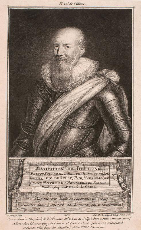 Maximilien de Bethune, after Pourbus