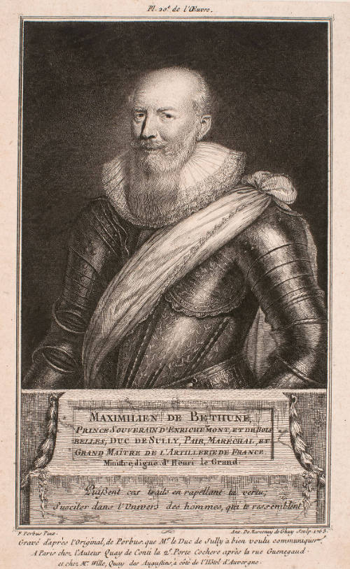 Maximilien de Bethune, after Pourbus
