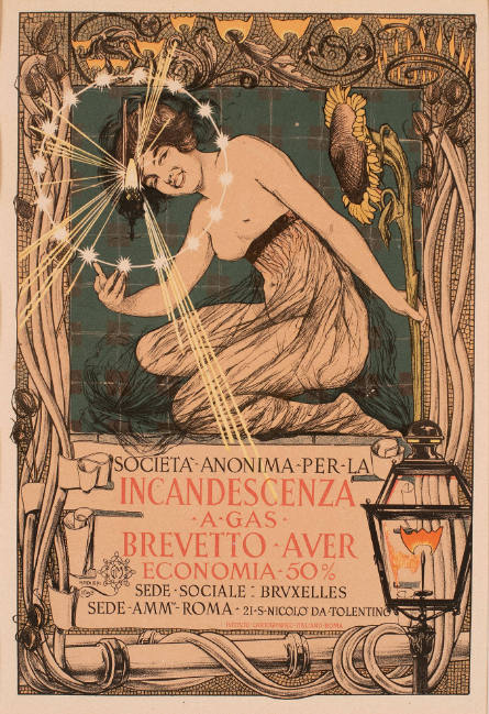 Incandescenza a Gas [Incandescent Light], plate 72 from Les Maîtres de l'affiche [The Masters of the Poster]