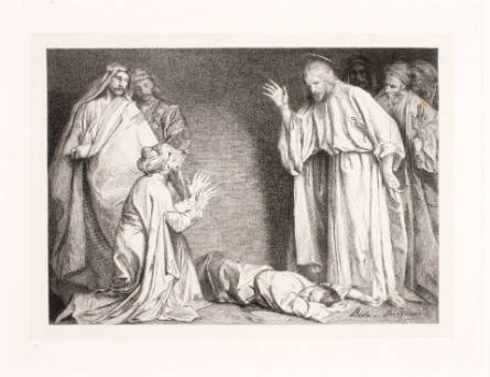 Christ Healing the Possessed Boy, after Alexandre Bida