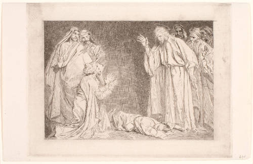 Christ Healing the Possessed Boy, after Alexandre Bida