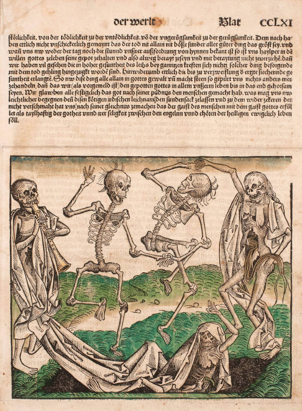 Imago Mortis [The Dance of Death], from the Weltchronik, or Liber Chronicarum [The Nuremberg Chronicle]