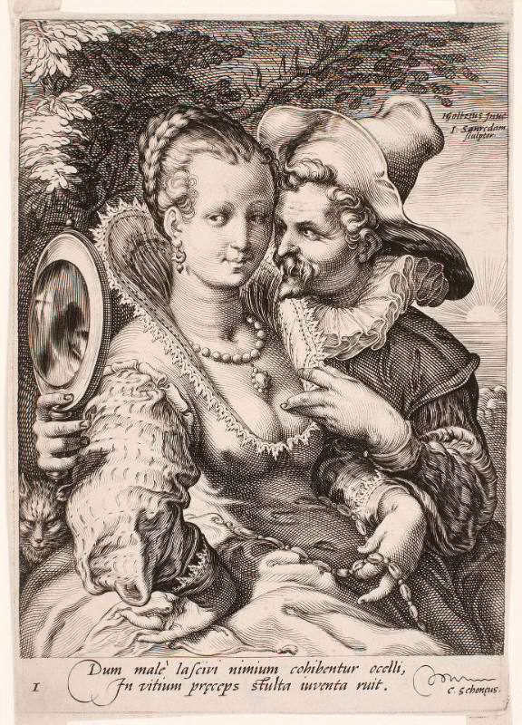 Sense of Sight, after Hendrick Goltzius