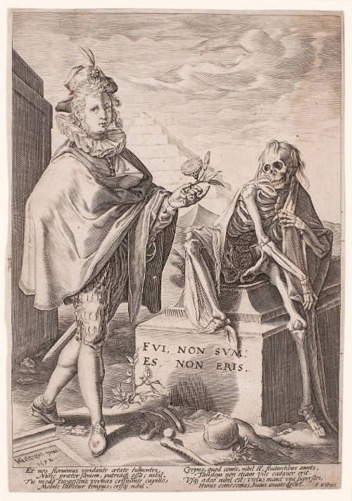 Death Surprising a Young Man, after Hendrick Goltzius