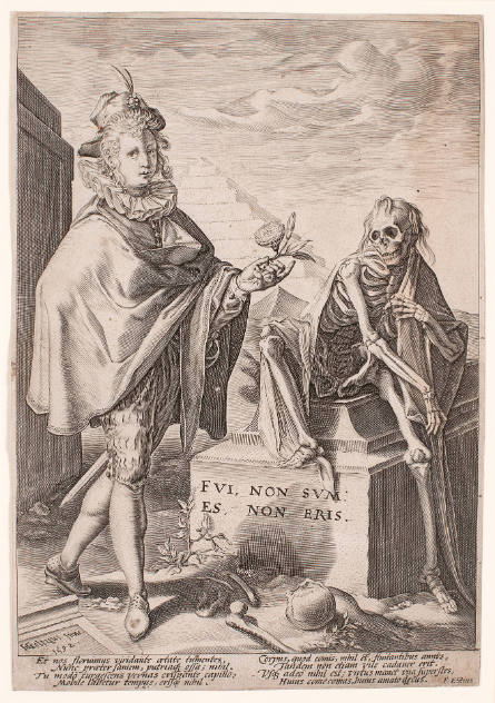 Death Surprising a Young Man, after Hendrick Goltzius