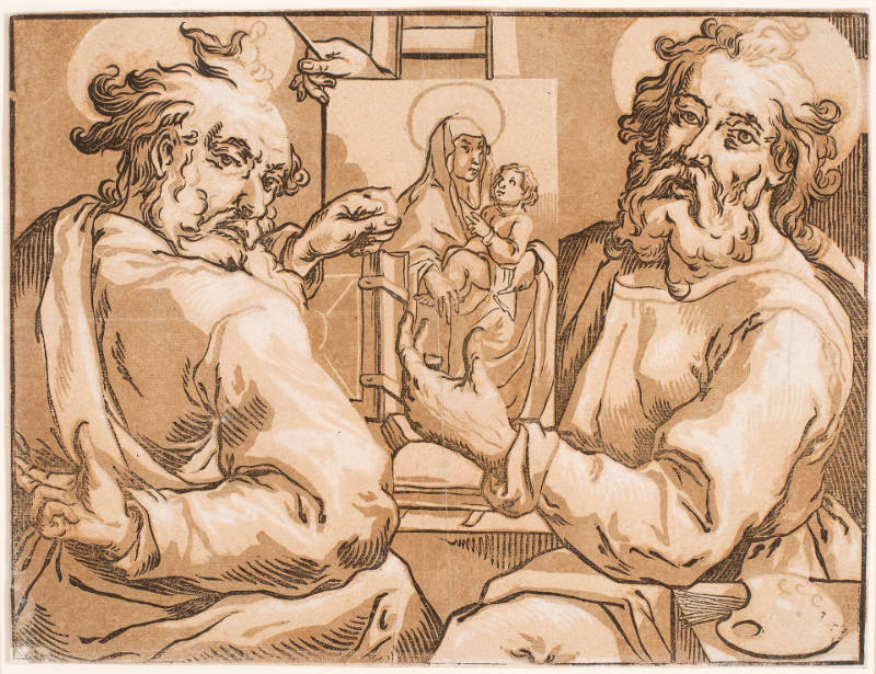 Saint Mark and Saint Luke, after Georges Lallemand