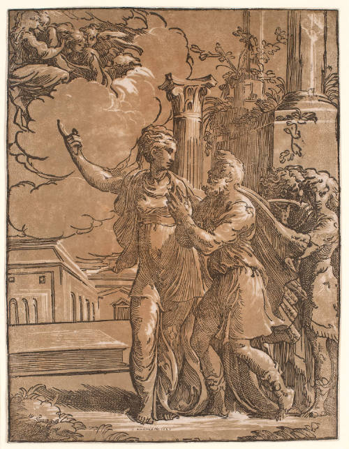 Augustus and the Tiburtine Sibyl, after Parmigianino