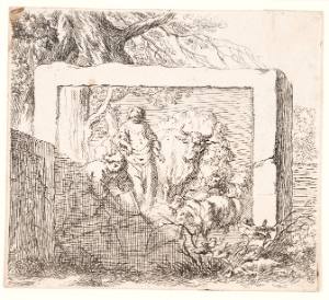 Plate from The Set of the Sheep - The Woman's Book