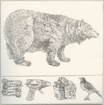 Bear with Predella, from Rubber Stamp Portfolio