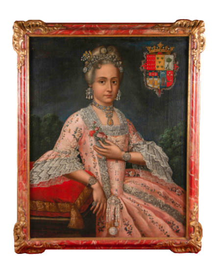 Portrait of Rosa de Salazar y Gabiño, II Countess of Monteblanco and Montemar