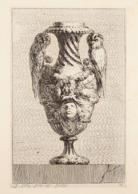 Vase with owls, plate 15 from Suite of Vases