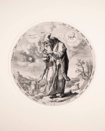 Winter, plate 4 from The Seasons, after Hendrick Goltzius
