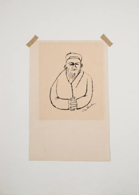 Bearded Man, Half Figure, from The World of Sholom Aleichem