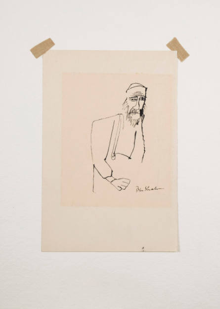 Bearded Man Wearing Shirt and Jumper, from The World of Sholom Aleichem